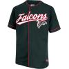 imageUltra Game Adults NFL Official Button Down Baseball Mesh Jersey ShirtAtlanta Falcons