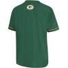 imageUltra Game Adults NFL Official Button Down Baseball Mesh Jersey ShirtGreen Bay Packers
