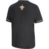 imageUltra Game Adults NFL Official Button Down Baseball Mesh Jersey ShirtNew Orleans Saints
