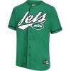imageUltra Game Adults NFL Official Button Down Baseball Mesh Jersey ShirtNew York Jets