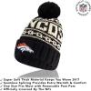 imageUltra Game Adults NFL Official Super Soft Cable Knit Winter Beanie Knit Hat with Warm Touch Screen GlovesBlack