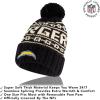 imageUltra Game Adults NFL Official Super Soft Cable Knit Winter Beanie Knit Hat with Warm Touch Screen GlovesBlack