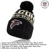 imageUltra Game Adults NFL Official Super Soft Cable Knit Winter Beanie Knit Hat with Warm Touch Screen GlovesBlack
