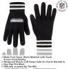 imageUltra Game Adults NFL Official Super Soft Cable Knit Winter Beanie Knit Hat with Warm Touch Screen GlovesBlack