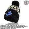 imageUltra Game Adults NFL Official Super Soft Cable Knit Winter Beanie Knit Hat with Warm Touch Screen GlovesBlack