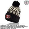 imageUltra Game Adults NFL Official Super Soft Cable Knit Winter Beanie Knit Hat with Warm Touch Screen GlovesBlack