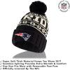 imageUltra Game Adults NFL Official Super Soft Cable Knit Winter Beanie Knit Hat with Warm Touch Screen GlovesBlack