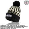 imageUltra Game Adults NFL Official Super Soft Cable Knit Winter Beanie Knit Hat with Warm Touch Screen GlovesBlack