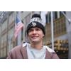 imageUltra Game Adults NFL Official Super Soft Cable Knit Winter Beanie Knit Hat with Warm Touch Screen GlovesBlack