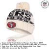 imageUltra Game Adults NFL Official Super Soft Cable Knit Winter Beanie Knit Hat with Warm Touch Screen GlovesNatural