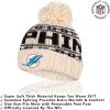 imageUltra Game Adults NFL Official Super Soft Cable Knit Winter Beanie Knit Hat with Warm Touch Screen GlovesNatural
