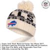 imageUltra Game Adults NFL Official Super Soft Cable Knit Winter Beanie Knit Hat with Warm Touch Screen GlovesNatural