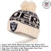 imageUltra Game Adults NFL Official Super Soft Cable Knit Winter Beanie Knit Hat with Warm Touch Screen GlovesNatural