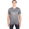 imageUltra Game Adults NFL Official Super Soft Game Day TShirtHeather Charcoal