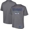 imageUltra Game Adults NFL Official Super Soft Game Day TShirtHeather Charcoal