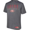 imageUltra Game Adults NFL Official Super Soft Game Day TShirtHeather Charcoal