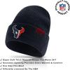 imageUltra Game Adults NFL Official Super Soft Marl Knit Winter Beanie Knit Hat with Extra Warm Touch Screen GlovesTeam Color