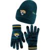 imageUltra Game Adults NFL Official Super Soft Marl Knit Winter Beanie Knit Hat with Extra Warm Touch Screen GlovesTeam Color