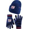 imageUltra Game Adults NFL Official Super Soft Marl Knit Winter Beanie Knit Hat with Extra Warm Touch Screen GlovesTeam Color