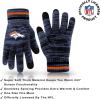 imageUltra Game Adults NFL Official Super Soft Marl Knit Winter Beanie Knit Hat with Extra Warm Touch Screen GlovesTeam Color