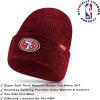 imageUltra Game Adults NFL Official Super Soft Marl Knit Winter Beanie Knit Hat with Extra Warm Touch Screen GlovesTeam Color