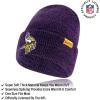imageUltra Game Adults NFL Official Super Soft Marl Knit Winter Beanie Knit Hat with Extra Warm Touch Screen GlovesTeam Color