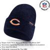 imageUltra Game Adults NFL Official Super Soft Marl Knit Winter Beanie Knit Hat with Extra Warm Touch Screen GlovesTeam Color