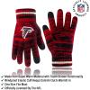 imageUltra Game Adults NFL Official Super Soft Marl Knit Winter Beanie Knit Hat with Extra Warm Touch Screen GlovesTeam Color