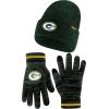 imageUltra Game Adults NFL Official Super Soft Marl Knit Winter Beanie Knit Hat with Extra Warm Touch Screen GlovesTeam Color