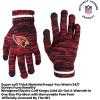 imageUltra Game Adults NFL Official Super Soft Marl Knit Winter Beanie Knit Hat with Extra Warm Touch Screen GlovesTeam Color