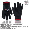 imageUltra Game Adults NFL Official Super Soft Marl Knit Winter Beanie Knit Hat with Extra Warm Touch Screen GlovesTeam Color