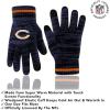 imageUltra Game Adults NFL Official Super Soft Marl Knit Winter Beanie Knit Hat with Extra Warm Touch Screen GlovesTeam Color