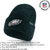 imageUltra Game Adults NFL Official Super Soft Marl Knit Winter Beanie Knit Hat with Extra Warm Touch Screen GlovesTeam Color