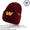 imageUltra Game Adults NFL Official Super Soft Marl Knit Winter Beanie Knit Hat with Extra Warm Touch Screen GlovesTeam Color