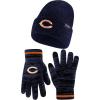 imageUltra Game Adults NFL Official Super Soft Marl Knit Winter Beanie Knit Hat with Extra Warm Touch Screen GlovesTeam Color