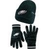 imageUltra Game Adults NFL Official Super Soft Marl Knit Winter Beanie Knit Hat with Extra Warm Touch Screen GlovesTeam Color