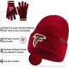 imageUltra Game Adults NFL Official Super Soft Marl Knit Winter Beanie Knit Hat with Extra Warm Touch Screen GlovesTeam Color