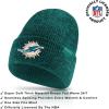 imageUltra Game Adults NFL Official Super Soft Marl Knit Winter Beanie Knit Hat with Extra Warm Touch Screen GlovesTeam Color