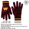 imageUltra Game Adults NFL Official Super Soft Marl Knit Winter Beanie Knit Hat with Extra Warm Touch Screen GlovesTeam Color
