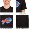 imageUltra Game Adults NFL Official Super Soft Supreme Logo TShirtBlack