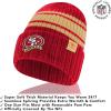imageUltra Game Adults NFL Official Super Soft Team Stripe Winter Beanie Knit Hat with Extra Warm Touch Screen GlovesTeam Color