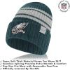 imageUltra Game Adults NFL Official Super Soft Team Stripe Winter Beanie Knit Hat with Extra Warm Touch Screen GlovesTeam Color