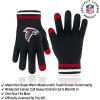 imageUltra Game Adults NFL Official Super Soft Team Stripe Winter Beanie Knit Hat with Extra Warm Touch Screen GlovesTeam Color