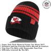 imageUltra Game Adults NFL Official Super Soft Team Stripe Winter Beanie Knit Hat with Extra Warm Touch Screen GlovesTeam Color
