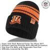 imageUltra Game Adults NFL Official Super Soft Team Stripe Winter Beanie Knit Hat with Extra Warm Touch Screen GlovesTeam Color