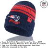 imageUltra Game Adults NFL Official Super Soft Team Stripe Winter Beanie Knit Hat with Extra Warm Touch Screen GlovesTeam Color