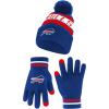 imageUltra Game Adults NFL Official Super Soft Winter Beanie Knit Hat With Warm Touch Screen GlovesTeam Color 1
