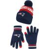 imageUltra Game Adults NFL Official Super Soft Winter Beanie Knit Hat With Warm Touch Screen GlovesTeam Color 1