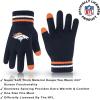 imageUltra Game Adults NFL Official Super Soft Winter Beanie Knit Hat With Warm Touch Screen GlovesTeam Color 1