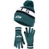 imageUltra Game Adults NFL Official Super Soft Winter Beanie Knit Hat With Warm Touch Screen GlovesTeam Color 1